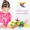 200 Pieces Origami Paper,20 Vivid Colors - Double Sided - 6 Inch Square, Easy Fold Paper for Kids Adult Beginners Training Arts & Crafts Projects.